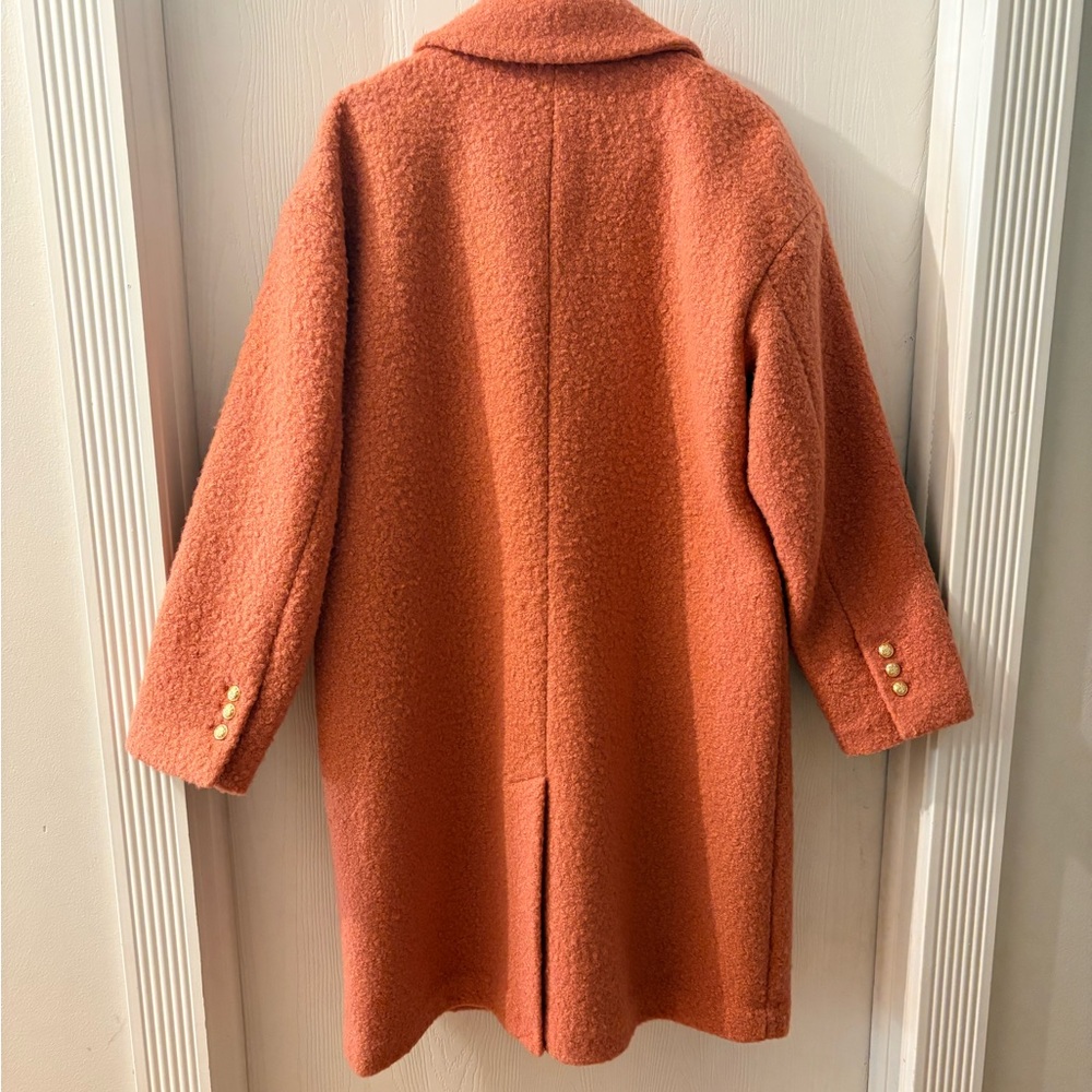 BCBGMaxAzria light mauve pink Pea Coat - Picture 2 of 6